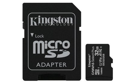 Kingston Technology Canvas Select Plus flashgeheugen 32 GB MicroSDHC UHS-I Klasse 10