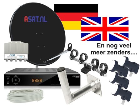 Compleet schotelset voor BVN en honderden andere zenders