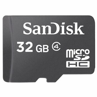 Sandisk microSDHC 32GB 32GB MicroSDHC Klasse 4 flashgeheugen