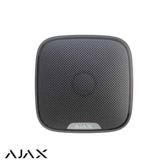 Ajax StreetSiren zwart draadloze buitensirene met LED