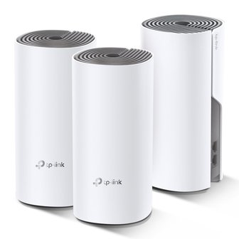 TP-Link Deco E4 (3-pack) | Dual-band WiFi 5 Mesh Router | Fast Ethernet | AC1200
