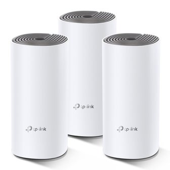 TP-Link Deco E4 (3-pack) | Dual-band WiFi 5 Mesh Router | Fast Ethernet | AC1200