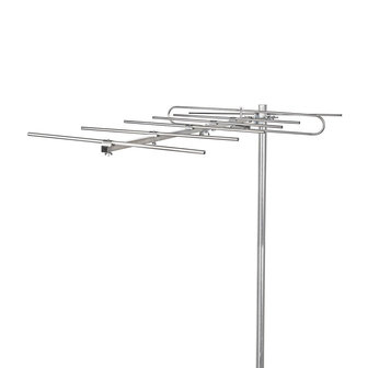 Outdoor Antenna | VHF | Reception range: &ge;50 km | Gain: 13 dB | 75 Ohm | Antenna length: 1348 mm | Aluminium
