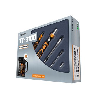  Toman TT-3100 Gereedschapsset - 31 delig
