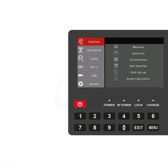 Amiko Multitracker 3 Professional Hybrid DVB Meter 5" Colour Display