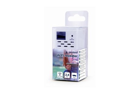 Gembird WNP-RP300-03 | WiFi Repeater | 300 Mbit/s | 2.4 GHz | 1x LAN | Wit