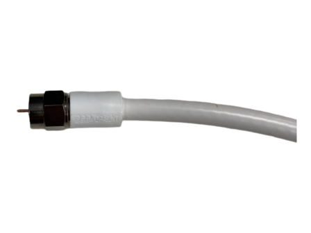 Coaxkabel met waterdichte compressie connectoren