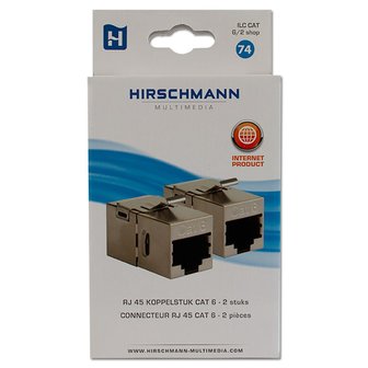 Hirschmann ILC CAT6/2 shop RJ45 koppelstuk CAT 6A 2 st
