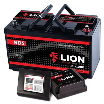 NDS 3LIONSYSTEM Lithium Accu 12V-100Ah + 3LINK 100A Ducato