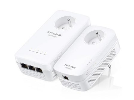 TP-Link TL-WPA8631P KIT | AV1300 Powerline Adapter Set | 1300 Mbps | Gigabit Ethernet | Wi-Fi AC1200 | Met Stopcontact | Wit