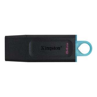 Kingston DataTraveler Exodia | 64GB USB-A 3.2 Flash Drive | Zwart