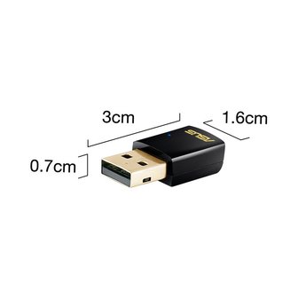 ASUS USB-AC51 netwerkkaart &amp; -adapter WLAN 583 Mbit/s