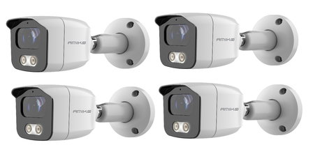 Amiko Home CCTV 4540 POE Kit - 5MP - 4 Camera&#039;s