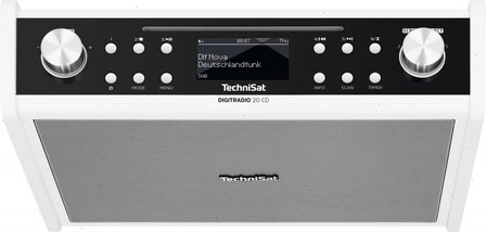 Technisat DigitRadio 20 CD Dab+ keukenradio wit