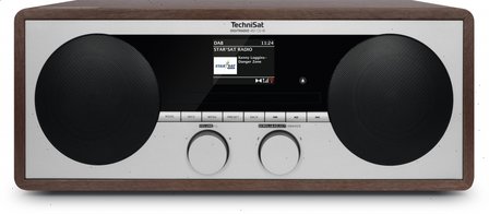 Technisat Digitradio 451 hout Dab+/FM CD IR BT 