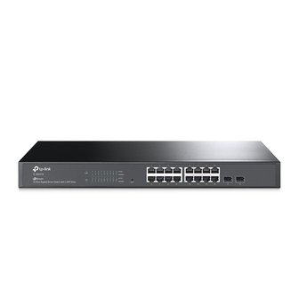 TP-Link TL-SG2218 | Managed Smart Switch | 16 Poorten | Gigabit Ethernet (10/100/1000 Mbps) | 2x SFP