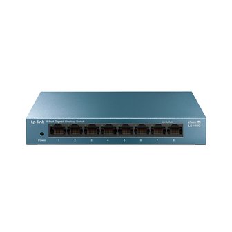 TP-Link LS108G | Unmanaged Switch | 8 Poorten | Gigabit Ethernet (10/100/1000 Mbps) | Desktop