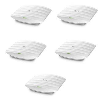 TP-Link EAP245 (5-pack) | WiFi 5 Access Point | 1750 Mbit/s | PoE (met Injector) | Inclusief Montagebeugels