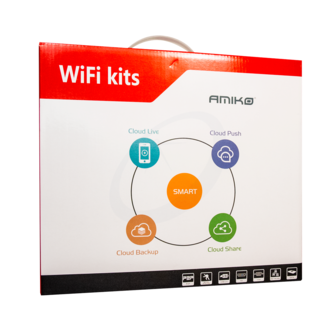 Amiko Draadloze WiFi KIT N5200 - 5MP - 2 WiFi Camera's 