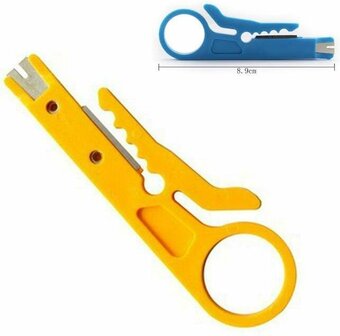 Draagbare Kabelstripper Coax Kabelstripper Afstriptang  Mini Draad Stripper Multitool