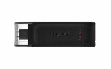 Kingston Technology DataTraveler 70 USB flash drive 32 GB USB Type-C 3.2 Gen 1 (3.1 Gen 1) Zwart