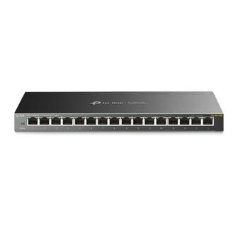 TL-SG116E | 16-poorts Gigabit Easy Smart Switch | QoS/VLAN/IGMP Snooping | Plug-and-play | Metalen behuizing