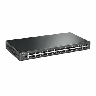 TP-Link TL-SG3452 | JetStream Managed L2 Switch | 52 Poorten | Gigabit Ethernet (10/100/1000 Mbps) | 48x RJ45 + 4x SFP | Omada SDN | QoS/ACL