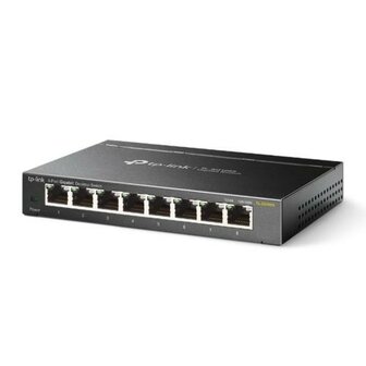TP-Link TL-SG108S | Unmanaged Switch | 8 Poorten | Gigabit Ethernet (10/100/1000 Mbps) | Desktop