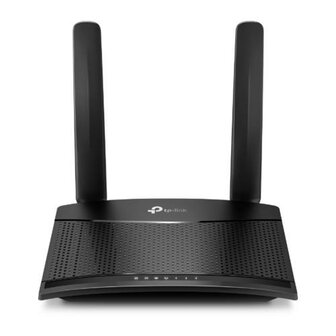 TP-Link TL-MR100 | 4G LTE Router | WiFi 4 (2,4 GHz) | Ethernet Fast (10/100 Mbps) | Zwart