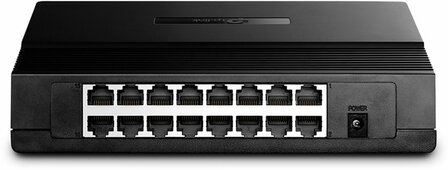 TP-Link TL-SF1016DS | Unmanaged Switch | 16 Poorten | Fast Ethernet (10/100 Mbps)