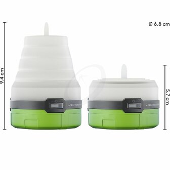 Goobay LED campinglamp 3-in-1 opvouwbaar zaklamp-lantaarn