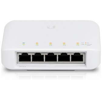 Ubiquiti Networks UniFi USW Flex Mini | Managed Switch | 5 Poorten | Gigabit Ethernet (10/100/1000 Mbps) | PoE | Wit
