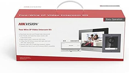 Hikvision DS-KIS702 - twee draads video intercom set