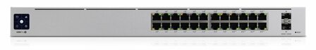 Ubiquiti Networks UniFi Pro | Managed L2/L3 Switch | 24 Poorten | Gigabit Ethernet (10/100/1000 Mbps) | PoE | 1U Rackmount | Zilver
