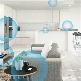 NETGEAR EAX15 | Wi-Fi 6 Mesh Extender | Dual-band | 1800 Mbps | Gigabit Ethernet | Wit