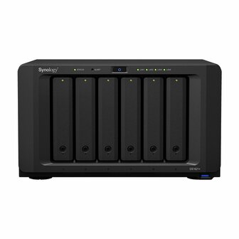 Synology DiskStation DS1621+ NAS | 6 Drive Bays | AMD Ryzen V1500B | 4x Gigabit Ethernet | Desktop | Zwart