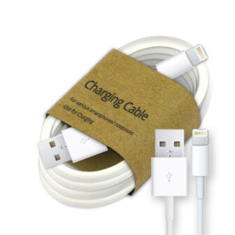 GrabNGo Laadkabel tbv Apple 8-pins - 1mtr