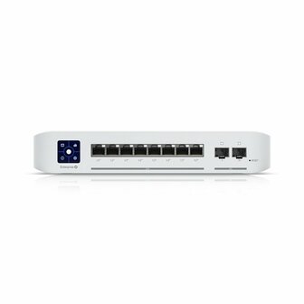 Ubiquiti UniFi Enterprise 8 PoE | Managed L3 Switch | 8x 2.5G Ethernet | PoE | Roestvrijstaal
