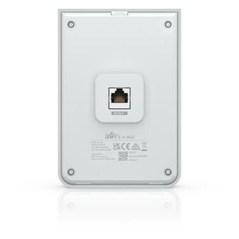 Ubiquiti UniFi U6 In-Wall | WiFi 6 Access Point | 573 Mbit/s | PoE+ | Inclusief Montagebeugel