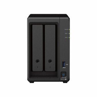 Synology DiskStation DS723+ NAS | 2 Drive Bays | AMD Ryzen R1600 | 2x Gigabit Ethernet | Zwart