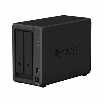 Synology DiskStation DS723+ NAS | 2 Drive Bays | AMD Ryzen R1600 | 2x Gigabit Ethernet | Zwart
