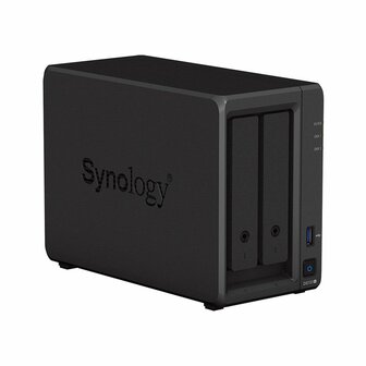 Synology DiskStation DS723+ NAS | 2 Drive Bays | AMD Ryzen R1600 | 2x Gigabit Ethernet | Zwart
