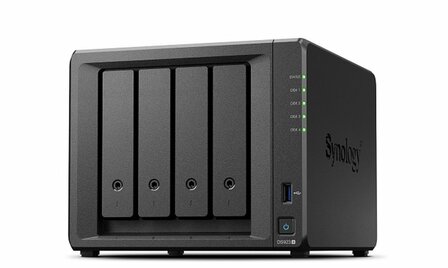 Synology DiskStation DS923+ NAS | 4 Drive Bays | AMD Ryzen R1600 | 2x Gigabit Ethernet | Desktop | Zwart