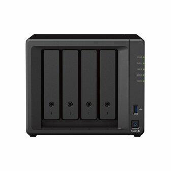 Synology DiskStation DS923+ NAS | 4 Drive Bays | AMD Ryzen R1600 | 2x Gigabit Ethernet | Desktop | Zwart