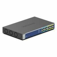 NETGEAR GS516UP | Unmanaged Switch | 16 Poorten | Gigabit Ethernet (10/100/1000 Mbps) | PoE | Grijs