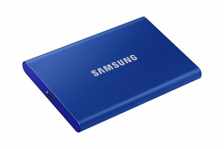 Samsung T7 | Externe SSD | 1TB | USB 3.2 Gen2 | 1.050MB/s Lezen | 1.000MB/s Schrijven | Blauw