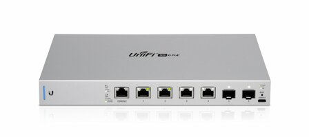 Ubiquiti UniFi US-XG-6POE | Managed Switch | 6 Poorten | 10G Ethernet (100/1000/10000) | Power over Ethernet (PoE) | 1U | Grijs