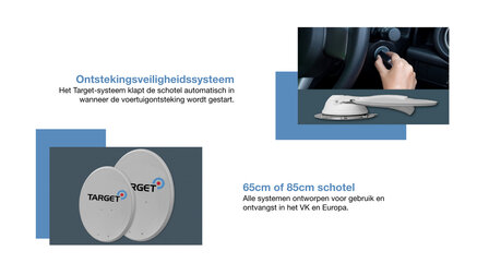 Maxview Target Auto Skew 65cm Single of Twin