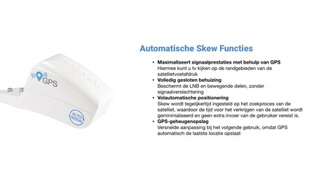 Maxview Target Auto Skew 65cm Single of Twin