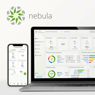 Zyxel NWA50AX | WiFi 6 Access Point (AX1800) | 1775 Mbit/s | PoE+ (adapter inbegrepen) | Inclusief Montagebeugel